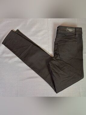 Harley-Davidson Womens Size 4 Black Stretch Jeans Biker Y2K